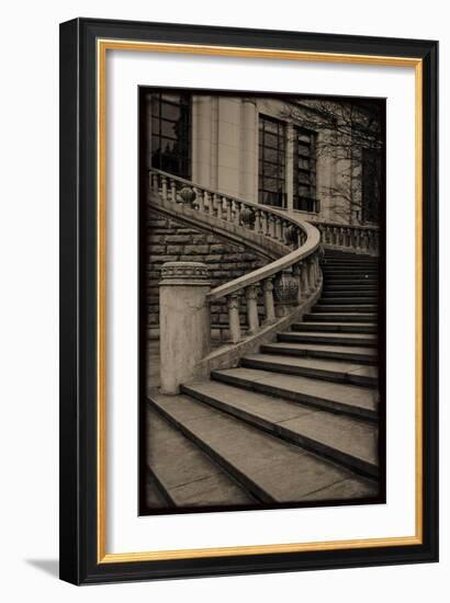 Sepia Architecture III-Tang Ling-Framed Art Print