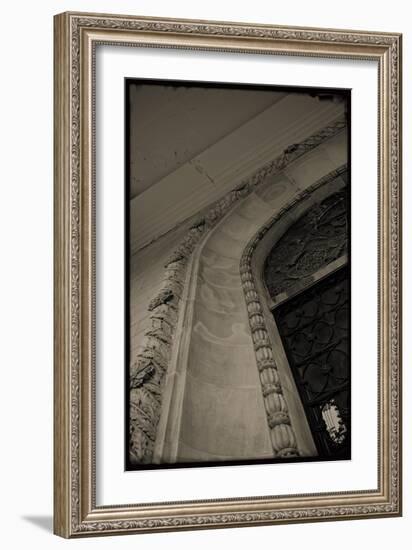 Sepia Architecture IV-Tang Ling-Framed Art Print