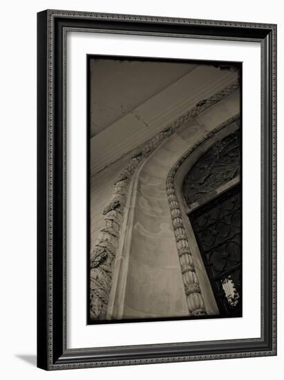 Sepia Architecture IV-Tang Ling-Framed Art Print