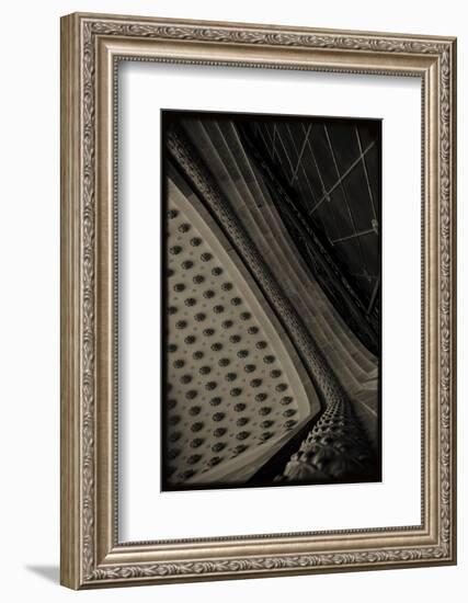 Sepia Architecture V-Tang Ling-Framed Photographic Print