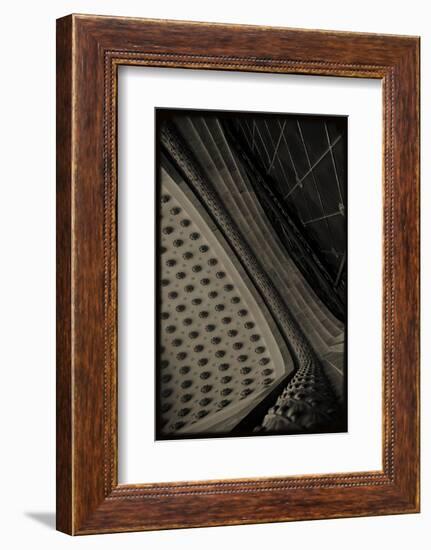 Sepia Architecture V-Tang Ling-Framed Photographic Print