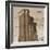 Sepia Brooklyn Bridge-Sheldon Lewis-Framed Photo