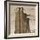 Sepia Brooklyn Bridge-Sheldon Lewis-Framed Photo