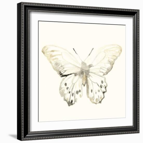 Sepia Butterfly Impressions II-June Erica Vess-Framed Art Print