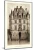 Sepia Chateaux V-Victor Petit-Mounted Art Print