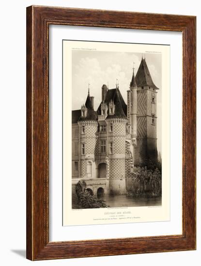 Sepia Chateaux VII-Victor Petit-Framed Art Print