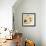 Sepia Dogwoods III-Heather Johnston-Framed Giclee Print displayed on a wall