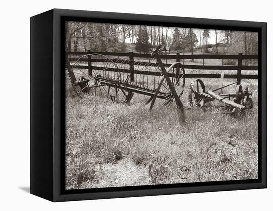 Sepia Farm Study IV-Alicia Ludwig-Framed Premier Image Canvas