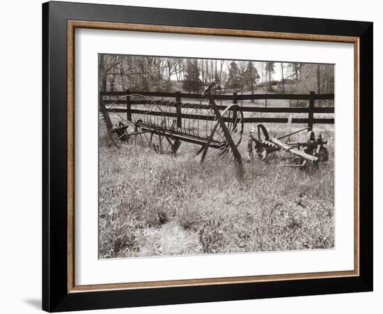 Sepia Farm Study IV-Alicia Ludwig-Framed Photographic Print