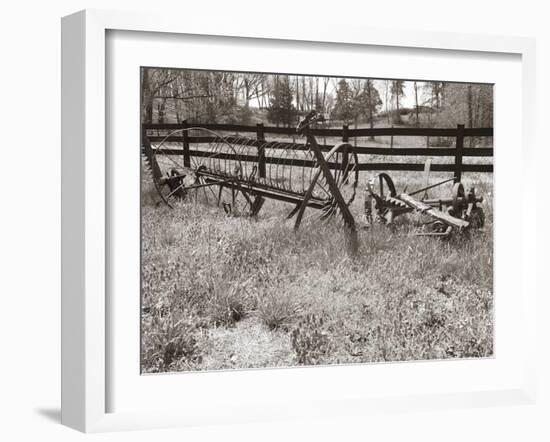 Sepia Farm Study IV-Alicia Ludwig-Framed Photographic Print