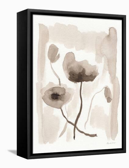 Sepia Florals II-Pamela Munger-Framed Stretched Canvas