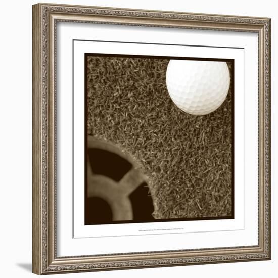 Sepia Golf Ball Study II-Jason Johnson-Framed Art Print