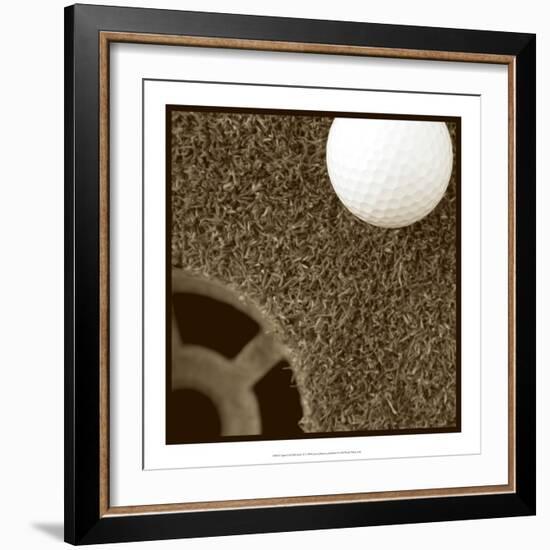 Sepia Golf Ball Study II-Jason Johnson-Framed Art Print