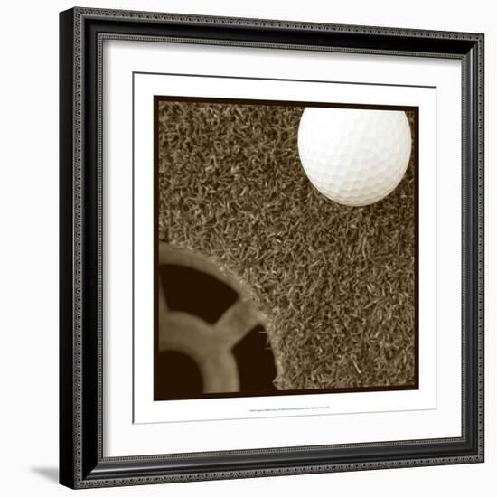 Sepia Golf Ball Study II-Jason Johnson-Framed Art Print