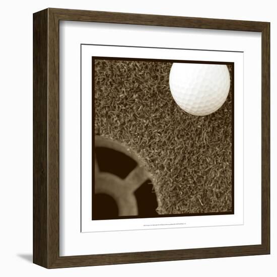 Sepia Golf Ball Study II-Jason Johnson-Framed Art Print