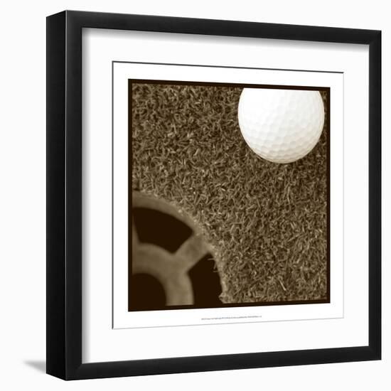 Sepia Golf Ball Study II-Jason Johnson-Framed Art Print