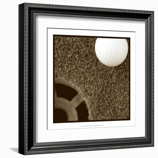 Sepia Golf Ball Study II-Jason Johnson-Framed Art Print