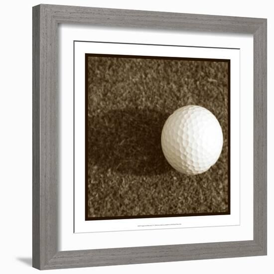 Sepia Golf Ball Study IV-Jason Johnson-Framed Art Print