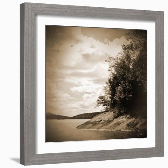 Sepia Lake-Suzanne Foschino-Framed Photo