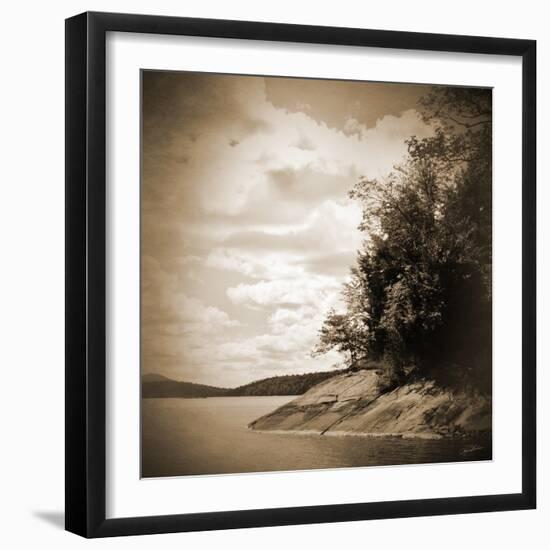 Sepia Lake-Suzanne Foschino-Framed Photo