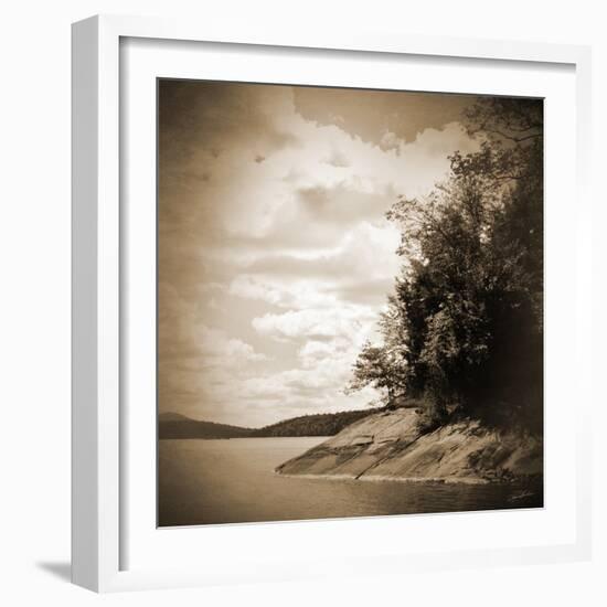 Sepia Lake-Suzanne Foschino-Framed Photo