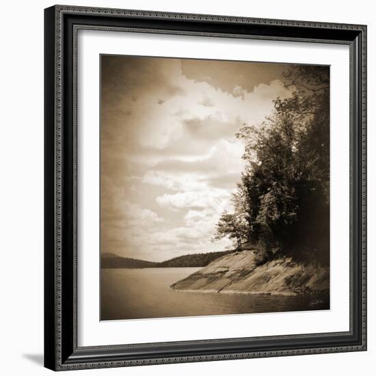 Sepia Lake-Suzanne Foschino-Framed Photo