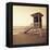 Sepia Life Guard Tower I-Jairo Rodriguez-Framed Stretched Canvas