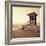 Sepia Life Guard Tower I-Jairo Rodriguez-Framed Photographic Print