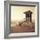 Sepia Life Guard Tower I-Jairo Rodriguez-Framed Photographic Print