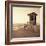 Sepia Life Guard Tower I-Jairo Rodriguez-Framed Photographic Print