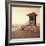 Sepia Life Guard Tower I-Jairo Rodriguez-Framed Photographic Print