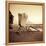 Sepia Life Guard Tower II-Jairo Rodriguez-Framed Stretched Canvas