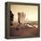 Sepia Life Guard Tower II-Jairo Rodriguez-Framed Stretched Canvas