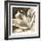 Sepia Lily I-Jennifer Goldberger-Framed Art Print