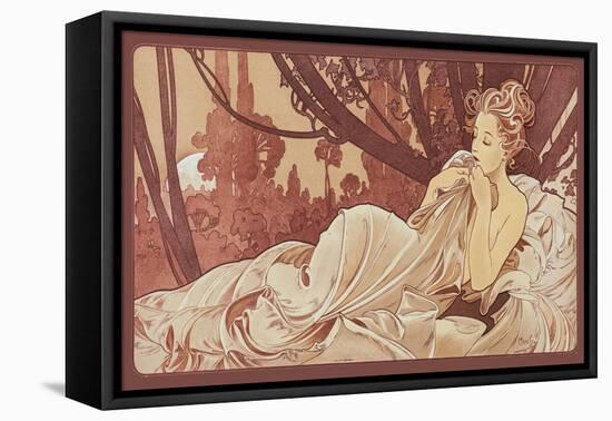 Sepia Mucha-Vintage Apple Collection-Framed Premier Image Canvas