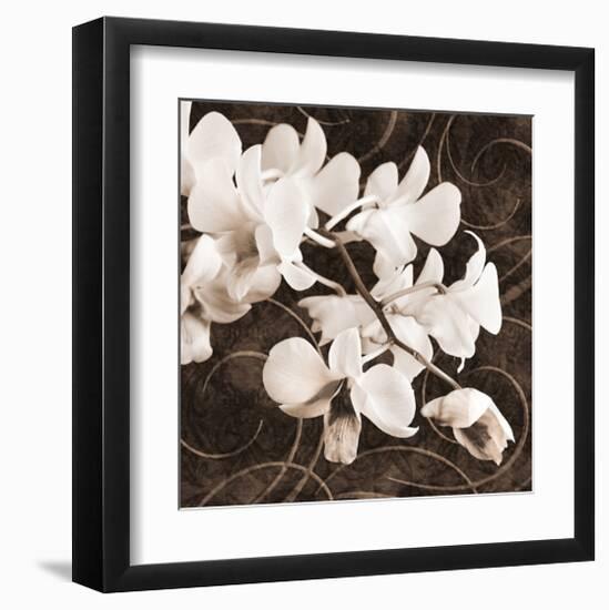 Sepia Orchid II-Christine Zalewski-Framed Art Print