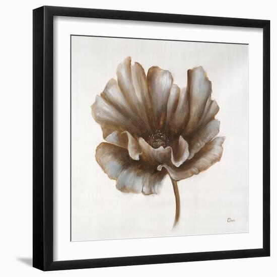 Sepia Poppy III-Drotar Drotar-Framed Giclee Print