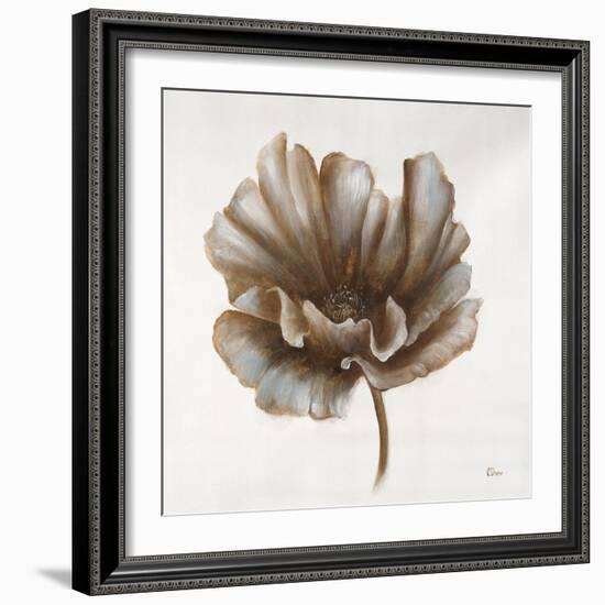 Sepia Poppy III-Drotar Drotar-Framed Giclee Print