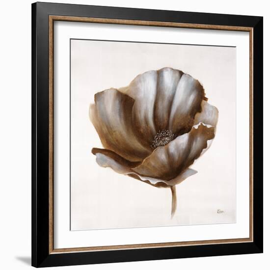 Sepia Poppy IV-Drotar Drotar-Framed Giclee Print