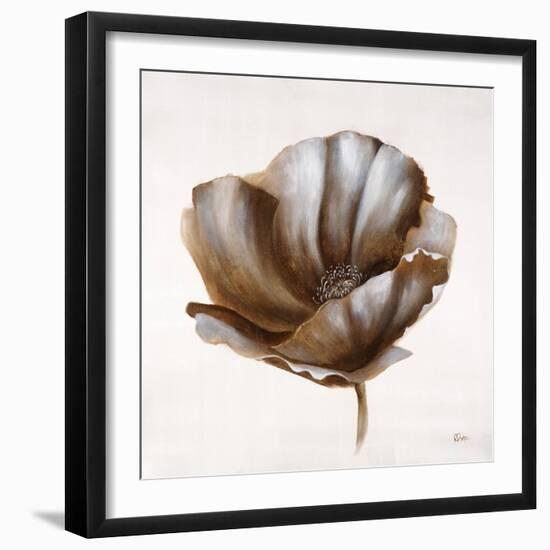 Sepia Poppy IV-Drotar Drotar-Framed Giclee Print