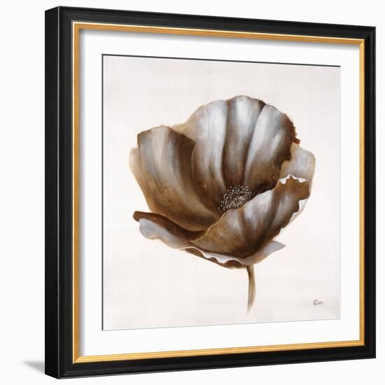 Sepia Poppy IV-Drotar Drotar-Framed Giclee Print