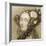 Sepia Portrait of Augusta Ada King-Alfred-edward Chalon-Framed Giclee Print