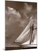 Sepia Sails II-Cory Silken-Mounted Art Print