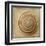 Sepia Shell V-Judy Stalus-Framed Art Print