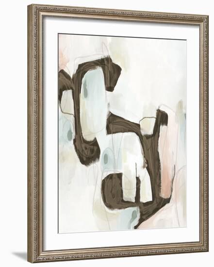 Sepia Structure I-Julie Silver-Framed Giclee Print