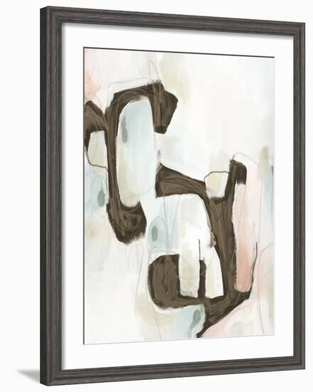 Sepia Structure I-Julie Silver-Framed Giclee Print