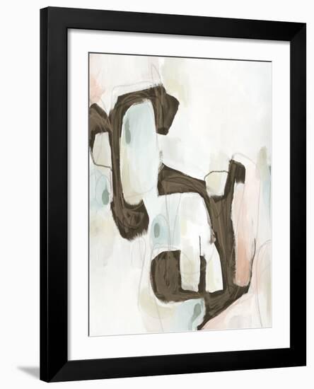 Sepia Structure I-Julie Silver-Framed Giclee Print