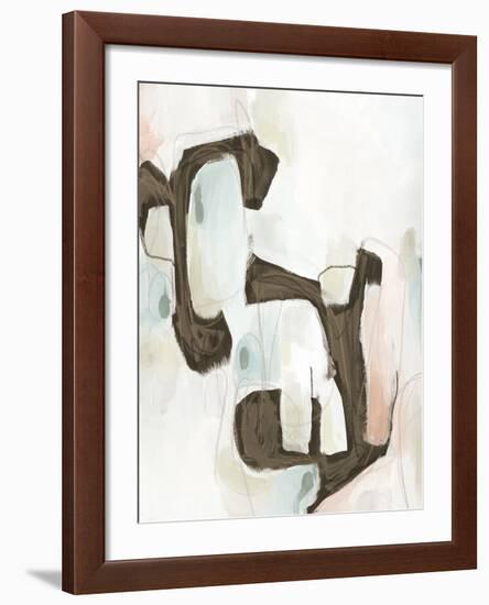 Sepia Structure I-Julie Silver-Framed Giclee Print