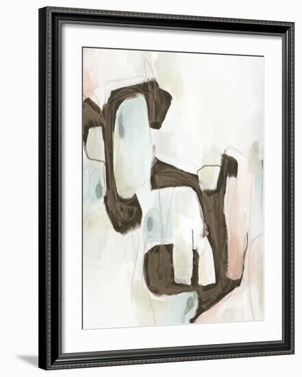 Sepia Structure I-Julie Silver-Framed Giclee Print