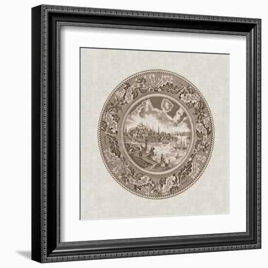 Sepia Transferware II-Vision Studio-Framed Art Print